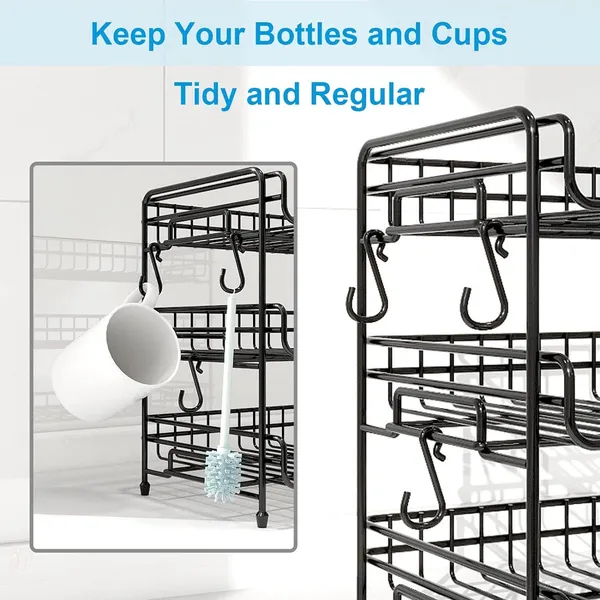 Black_Water_Bottle_Organizer,_3-Tier_Water_Bottle_Organizer_For_Cabinet,_Tumbler_Travel_Cup_Holder,_Pantry_Kitchen_Stackable_Storage_Rack_For_Shaker_Bottle_18L_x_41W_x_32H_Centimeters