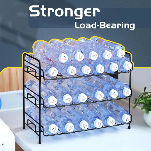 Black_Water_Bottle_Organizer,_3-Tier_Water_Bottle_Organizer_For_Cabinet,_Tumbler_Travel_Cup_Holder,_Pantry_Kitchen_Stackable_Storage_Rack_For_Shaker_Bottle_18L_x_41W_x_32H_Centimeters