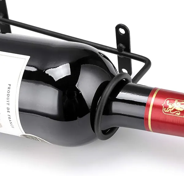 Multicolor_Set_Of_6_Wall_Mounted_Wine_Rack_Holders_-_Metal_Wine_Bottle_Display_Holder_With_Hardware,_Wall_Hanging_Red_Wine_Bottle_Organizer_Racks_For_Storage_Beverages_9L_x_5W_x_18H_Centimeters