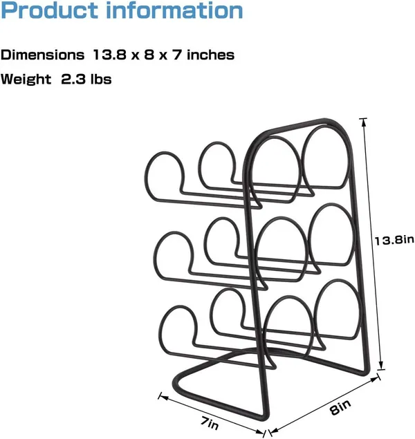 Black_Countertop_Wine_Rack_Chrome,_5_Or_6_-Bottle_Tabletop_For_Display_Wine_Wine_Rack_Wine_Racks_For_Kitchen_Countertop_Table_Top_Basics_Wine_Holder_(6_Bottle)____17L_x_20W_x_27H_Centimeters