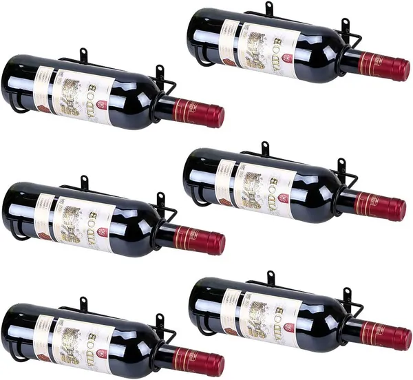 Multicolor_Right_Set_Of_6_Wall_Mounted_Wine_Rack_Holders_-_Metal_Wine_Bottle_Display_Holder_With_Hardware,_Wall_Hanging_Red_Wine_Bottle_Organizer_Racks__(Right)_9L_x_5W_x_18H_Centimeters