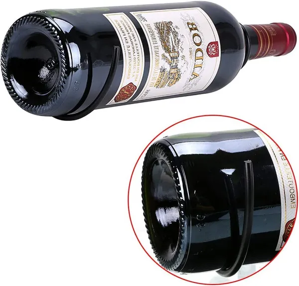 Multicolor_Right_Set_Of_6_Wall_Mounted_Wine_Rack_Holders_-_Metal_Wine_Bottle_Display_Holder_With_Hardware,_Wall_Hanging_Red_Wine_Bottle_Organizer_Racks__(Right)_9L_x_5W_x_18H_Centimeters