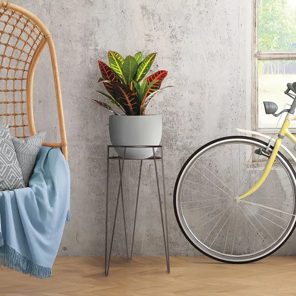 Bronze_Set_Of_3_Metal_Indoor/Outdoor_Plant_Stands_-_Modern_Plant_Stand_With_Hairpin_Legs_For_Flowers,_Plants,_Greenery,_Succulents,_Pot_Containers,_Concerto_Collection__7_x_7_x_42_Centimeters