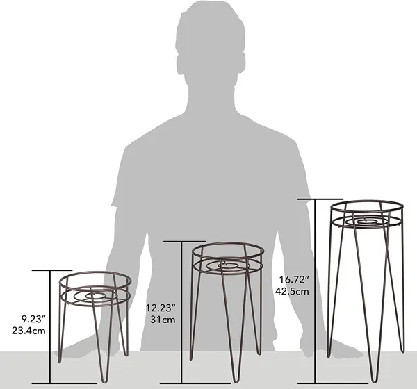 Bronze_Set_Of_3_Metal_Indoor/Outdoor_Plant_Stands_-_Modern_Plant_Stand_With_Hairpin_Legs_For_Flowers,_Plants,_Greenery,_Succulents,_Pot_Containers,_Concerto_Collection__7_x_7_x_42_Centimeters