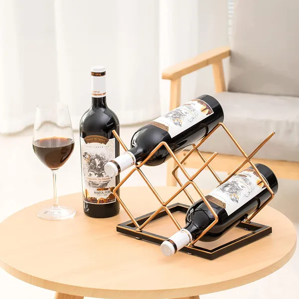 Black_Countertop_Wine_Rack_Bottle_Wine_Holder_For_Red_White_Wine_Storage_Freestanding_Metal_Wine_Rack_Small_Tabletop_Wine_Rack_Modern_Wine_Bottle_Holder_(M3)____10L_x_25W_x_25H_Centimeters