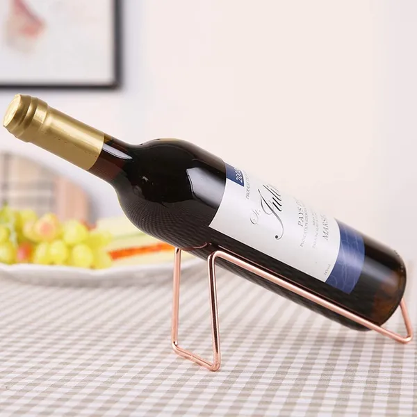 Rose_Gold_Metal_Wine_Rack_Freestanding_Tabletop_Countertop_Wine_Bottle_Holder_Geometric_Design_For_Table_Top_Wine_Bottle_Storage_Rack,_Perfect_Wine_Holder____19L_x_7W_x_8H_Centimeters