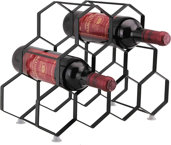 Black_Wine_Rack_For_9_Bottles_Countertop_Free_Standing_Metal_Minimalistic_Design_Wine_Gifts_And_Accessories_For_Wine_Lovers_Tabletop_Wine_Bottle_Holder____37L_x_16W_x_27H_Centimeters