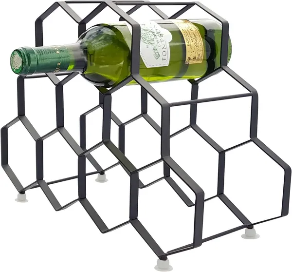 Black_Wine_Rack_For_9_Bottles_Countertop_Free_Standing_Metal_Minimalistic_Design_Wine_Gifts_And_Accessories_For_Wine_Lovers_Tabletop_Wine_Bottle_Holder____37L_x_16W_x_27H_Centimeters