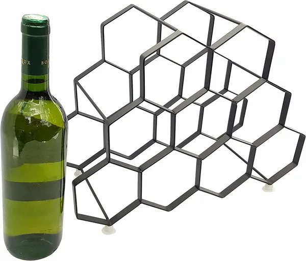 Black_Wine_Rack_For_9_Bottles_Countertop_Free_Standing_Metal_Minimalistic_Design_Wine_Gifts_And_Accessories_For_Wine_Lovers_Tabletop_Wine_Bottle_Holder____37L_x_16W_x_27H_Centimeters