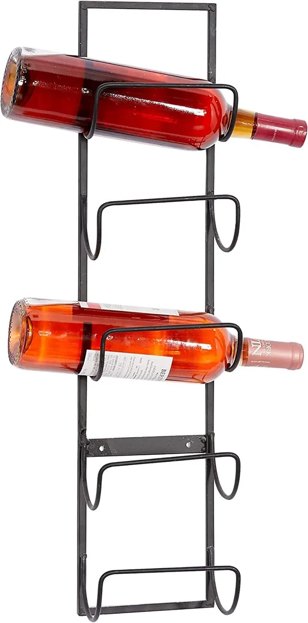 Black_Countertop_Wine_Rack_Bottle_Wine_Holder_For_Red_White_Wine_Storage_Freestanding_Metal_Wine_Rack_Small_Tabletop_Wine_Rack_Modern_Wine_Bottle_Holder_(M7)____10L_x_25W_x_25H_Centimeters
