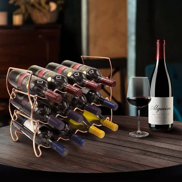 Copper_3-Tier_Stackable_Wine_Rack_-_Classic_Style_Wine_Racks_For_Bottles_-_Perfect_For_Bar,_Wine_Cellar,_Basement,_Cabinet,_Pantry,_Etc_-_Hold_12_Bottles,_Metal____40L_x_16W_x_29H_Centimeters