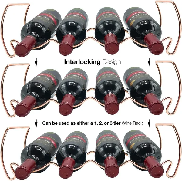 Copper_3-Tier_Stackable_Wine_Rack_-_Classic_Style_Wine_Racks_For_Bottles_-_Perfect_For_Bar,_Wine_Cellar,_Basement,_Cabinet,_Pantry,_Etc_-_Hold_12_Bottles,_Metal____40L_x_16W_x_29H_Centimeters