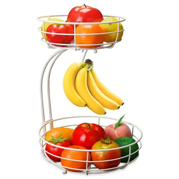 White_C_Shape_2_Tier_Elegant_Fruit_Basket_Fruit_Holder_For_Kitchen_Home_Dining_Table_Living_Room,_Stable_And_Sturdy_Iron_Metal_Frame_Rust_Free_Finish_Easy_(White)_1Kg