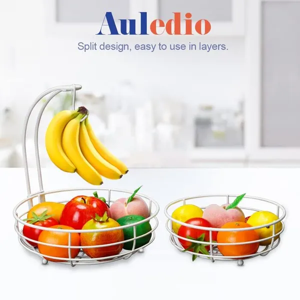 White_C_Shape_2_Tier_Elegant_Fruit_Basket_Fruit_Holder_For_Kitchen_Home_Dining_Table_Living_Room,_Stable_And_Sturdy_Iron_Metal_Frame_Rust_Free_Finish_Easy_(White)_1Kg