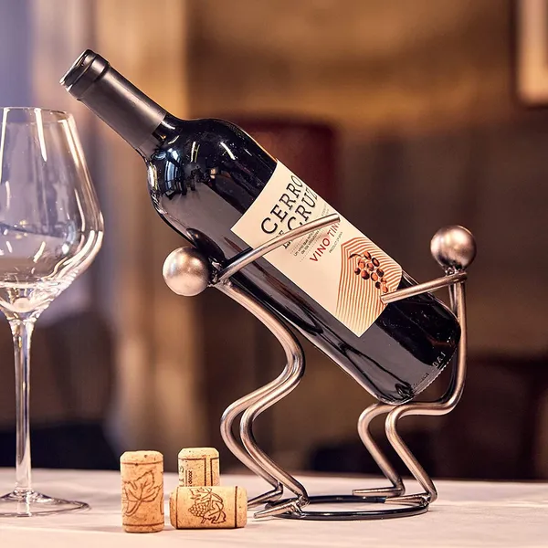 Silver_Tabletop_Wine_Rack__abletop_Metallic_Silver_Freestanding_Countertop_Figurine_Wine_Bottle_Holder,_Unique_Wine_Gifts_And_Accessories_For_Wine_Lovers_(Couple_2)____17L_x_9W_x_17H_Centimeters