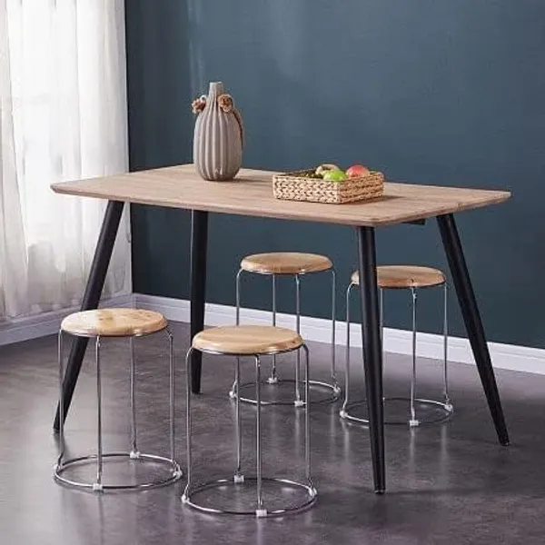 Set_of_3_Silver_Versatile_Metal_Frame_Wooden_Stools_|_For_Home,_Kitchen,_And_Office_|_23L_x_23W_x_45H_Cm