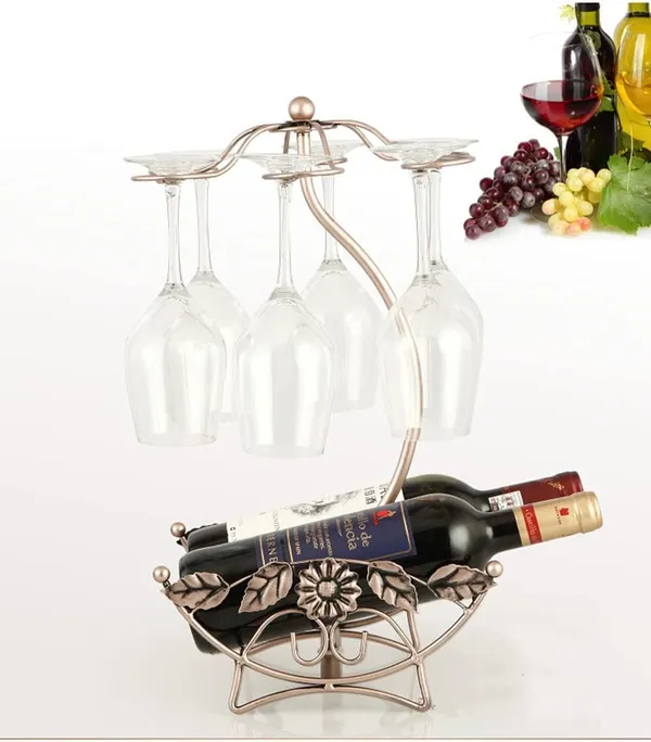 Bronze_Wine_Glass_Holder_-_Wine_Rack_Table_Top_Goblet_Holder_-_Storage_Rack_For_Bar_Kitchen_Easy_Access_And_Storage_Wine_Glass_Gold_(6+2)____32L_x_12W_x_35H_Centimeters