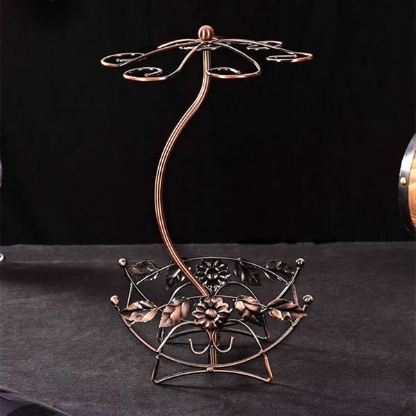 Bronze_Wine_Glass_Holder_-_Wine_Rack_Table_Top_Goblet_Holder_-_Storage_Rack_For_Bar_Kitchen_Easy_Access_And_Storage_Wine_Glass_Gold_(6+2)____32L_x_12W_x_35H_Centimeters
