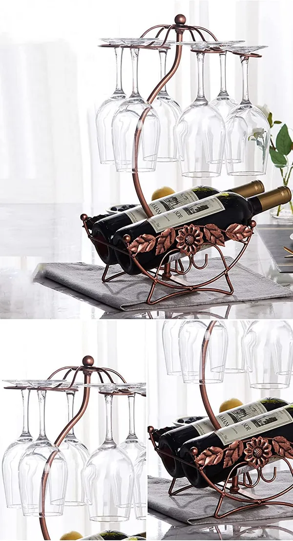 Bronze_Wine_Glass_Holder_-_Wine_Rack_Table_Top_Goblet_Holder_-_Storage_Rack_For_Bar_Kitchen_Easy_Access_And_Storage_Wine_Glass_Gold_(6+2)____32L_x_12W_x_35H_Centimeters