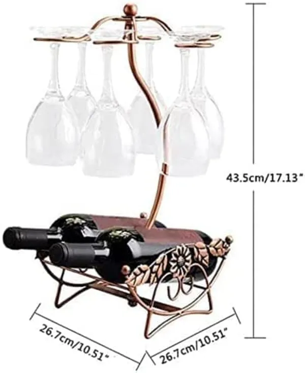 Bronze_Wine_Glass_Holder_-_Wine_Rack_Table_Top_Goblet_Holder_-_Storage_Rack_For_Bar_Kitchen_Easy_Access_And_Storage_Wine_Glass_Gold_(6+2)____32L_x_12W_x_35H_Centimeters