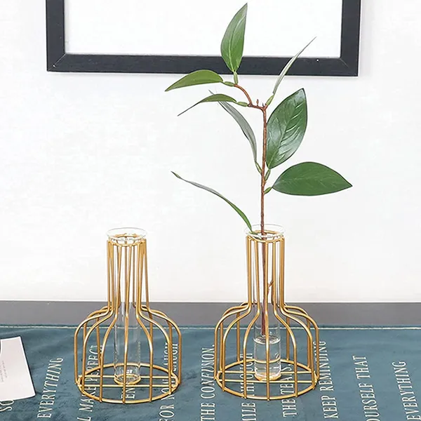 Gold_Flower_Vases_With_Iron_Art_Frame,_Metal_Flower_Vase,Iron_Art_Flower_Vase,_Clear_Vase_Decorative_For_Living_Room_Wedding_Holiday_Party_(Gold_-_2Pcs)____10L_x_10W_x_15H_Centimeters