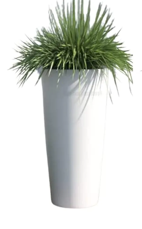 White_Plant_Store_Metal_Tall_Planters_Outdoor_Indoor_-_20_Inch_Modern_Flower_Pots_For_Balcony_Deck_Large_Planters_For_Outdoor_Indoor_Garden_Patio____30L_x_30W_x_50H_Centimeters