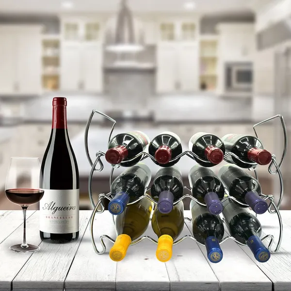 Silver_3-Tier_Stackable_Wine_Rack_-_Classic_Style_Wine_Racks_For_Bottles_-_Perfect_For_Bar,_Wine_Cellar,_Basement,_Cabinet,_Pantry,_Etc_-_Hold_12_Bottles,_Metal____40L_x_16W_x_29H_Centimeters