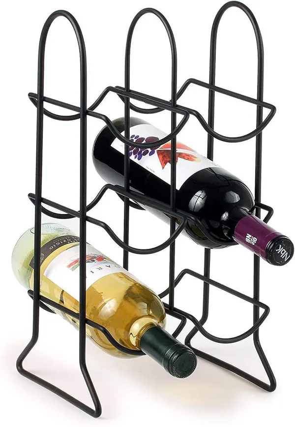 Black_Countertop_Wine_Rack_Bottle_Wine_Holder_For_Red_White_Wine_Storage_Freestanding_Metal_Wine_Rack_Small_Tabletop_Wine_Rack_Modern_Wine_Bottle_Holder_(M12)____10L_x_25W_x_25H_Centimeters