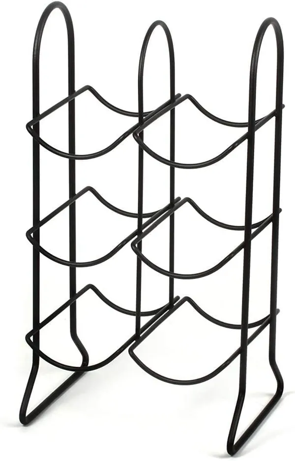 Black_Countertop_Wine_Rack_Bottle_Wine_Holder_For_Red_White_Wine_Storage_Freestanding_Metal_Wine_Rack_Small_Tabletop_Wine_Rack_Modern_Wine_Bottle_Holder_(M12)____10L_x_25W_x_25H_Centimeters