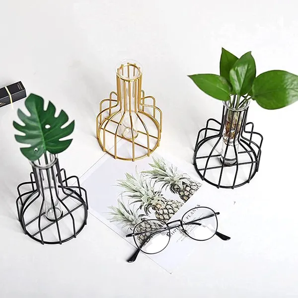 Black_Flower_Vases_With_Iron_Art_Frame,_Metal_Flower_Vase,_Test_Tube_Vase,_Iron_Art_Flower_Vase,_Clear_Vase_Decorative_For_Living_Room_(2Pcs)____10L_x_10W_x_15H_Centimeters