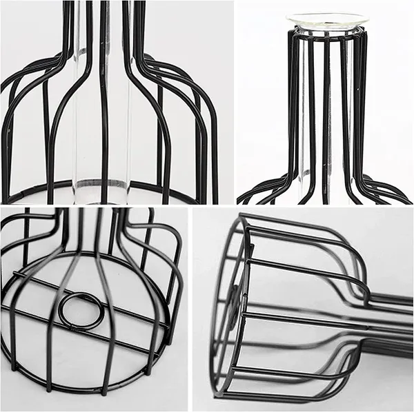Black_Flower_Vases_With_Iron_Art_Frame,_Metal_Flower_Vase,_Test_Tube_Vase,_Iron_Art_Flower_Vase,_Clear_Vase_Decorative_For_Living_Room_(2Pcs)____10L_x_10W_x_15H_Centimeters