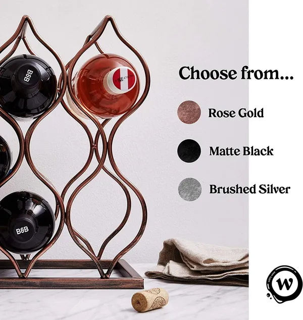 Silver_Tabletop_Wine_Rack_Imperial_Freestanding_Countertop_Wine_Rack_And_Wine_Bottle_Storage_Perfect_Wine_Gifts_And_Accessories_For_Wine_Lovers_19L_x_19W_x_33H_Centimeters