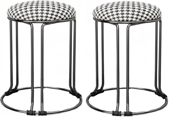 Set_of_2_Silver_Stackable_Ottoman_Stools_With_Cushion_Top_|_Space_Saving_&_Comfortable_Home_Furniture_|_35L_x_35W_x_46H_Cm