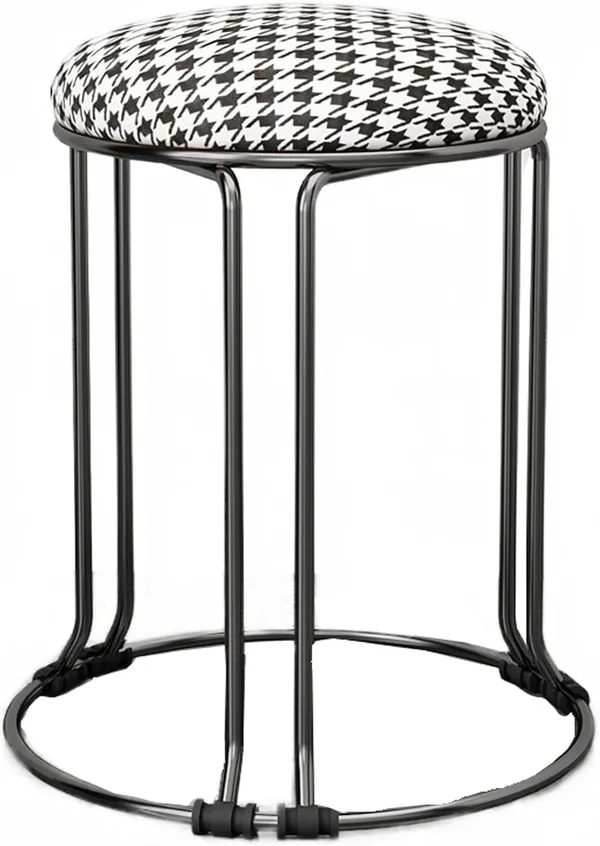 Set_of_2_Silver_Stackable_Ottoman_Stools_With_Cushion_Top_|_Space_Saving_&_Comfortable_Home_Furniture_|_35L_x_35W_x_46H_Cm