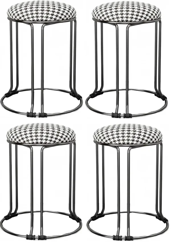 Set_of_2_Silver_Stackable_Ottoman_Stools_With_Cushion_Top_|_Space_Saving_&_Comfortable_Home_Furniture_|_35L_x_35W_x_46H_Cm
