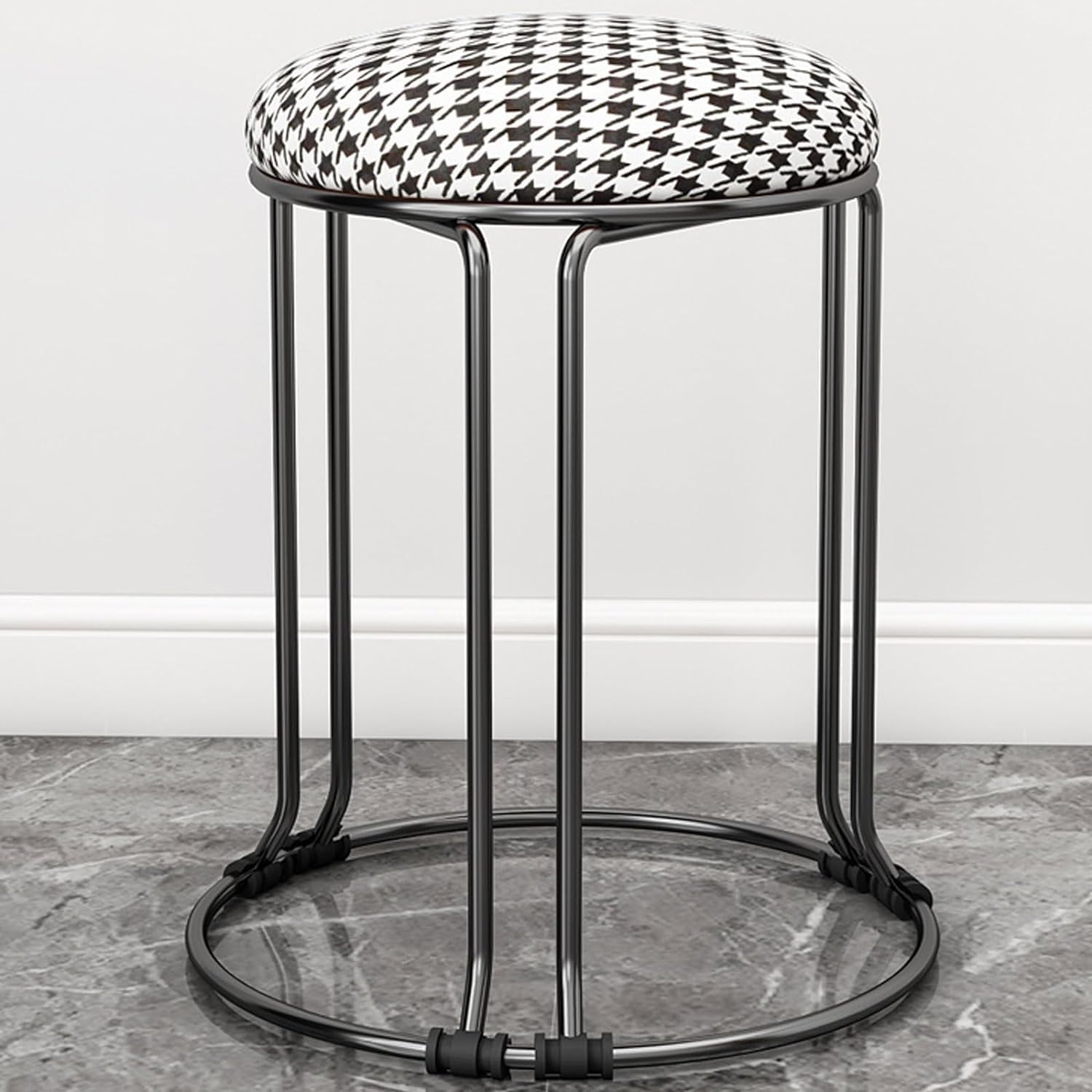 Set_of_2_Silver_Stackable_Ottoman_Stools_With_Cushion_Top_|_Space_Saving_&_Comfortable_Home_Furniture_|_35L_x_35W_x_46H_Cm