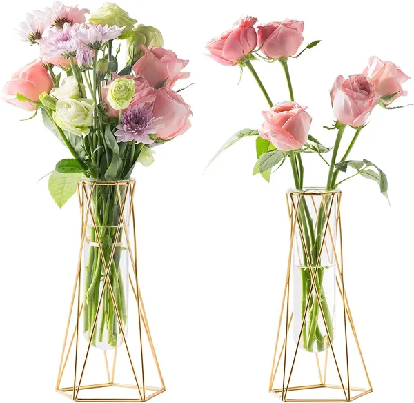 Multicolor_Flower_Vase_For_Centerpieces_Gold_Geometric_Vase_Air_Plant_Stand,_Hydroponic_Plant_Flower,_Modern_Decor_Wedding_Home_Office_Centerpiece_(Medium)____10L_x_10W_x_22H_Centimeters