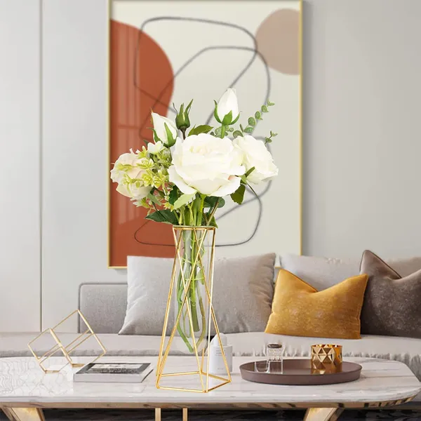 Multicolor_Flower_Vase_For_Centerpieces_Gold_Geometric_Vase_Air_Plant_Stand,_Hydroponic_Plant_Flower,_Modern_Decor_Wedding_Home_Office_Centerpiece_(Medium)____10L_x_10W_x_22H_Centimeters