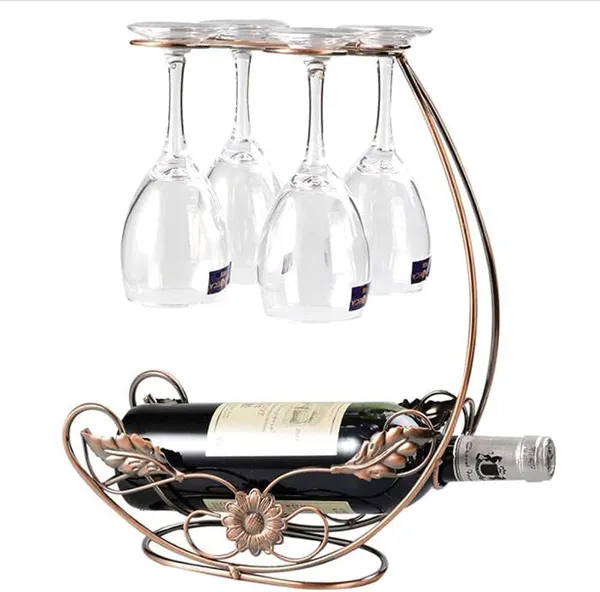 Bronze_Wine_Glass_Holder_-_Wine_Rack_Table_Top_Goblet_Holder_-_Storage_Rack_For_Bar_Kitchen_Easy_Access_And_Storage_Wine_Glass_Gold_(4+1)____32L_x_12W_x_35H_Centimeters