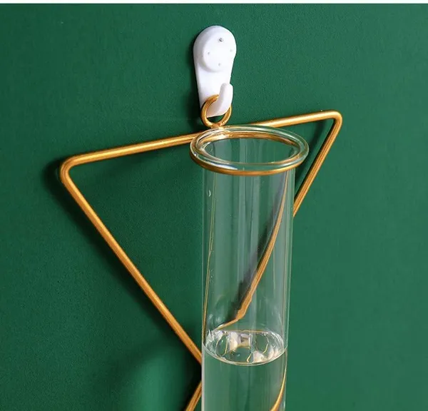 Multicolor_Gold_Wall_Vase_Hanging_Geometric_Metal_Vase_Planter_Wall_Mounted_Glass_Tube_Bud_Vase_Decorative_For_Centerpieces_Wedding_Decoration_(Cylr_Damru_2_Pcs)____17L_x_17W_x_20H_Centimeters