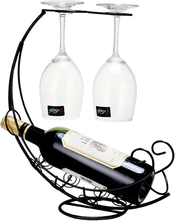 Black_Wine_Glass_Holder_-_Wine_Rack_Table_Top_Goblet_Holder_-_Storage_Rack_For_Bar_Kitchen_Easy_Access_And_Storage_Wine_Glass_Gold_(2+1_Pirate_Ship)____32L_x_12W_x_35H_Centimeters