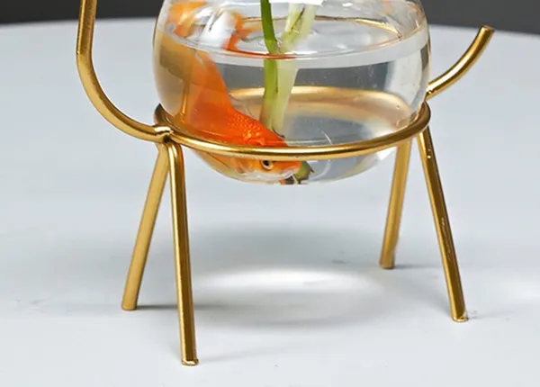 Multicolor_Desktop_Deer_Plant_Vases_Small_Glass_Flower_Vase_With_Gold_Metal_Stand_Propagation_Station_Plant_Holder_Glass_Planter_Holder_Deer_For_Home_Wedding_Decor_19L_x_6W_x_15H_Centimeters