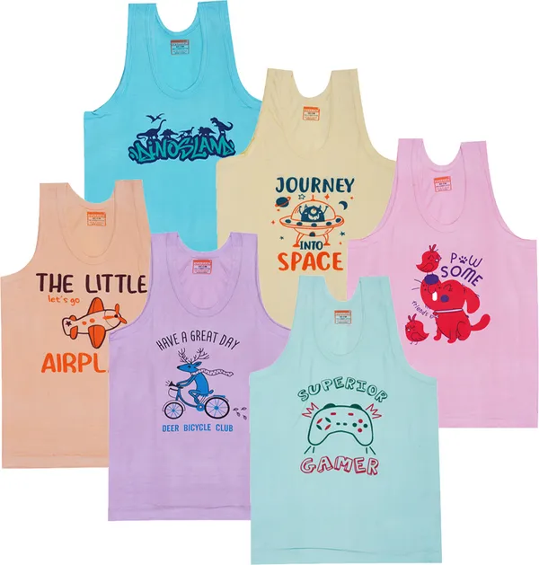 Pack_Of__6_-_Multicolor_Cotton_Vest_For_Baby_Boys_&_Baby_Girls