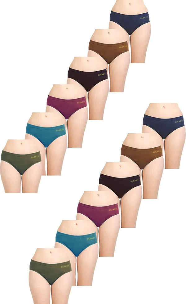 Pack_Of__12_-_Multicolor_Cotton_Blend_Hipster_Panties_For_Women_|_Solid