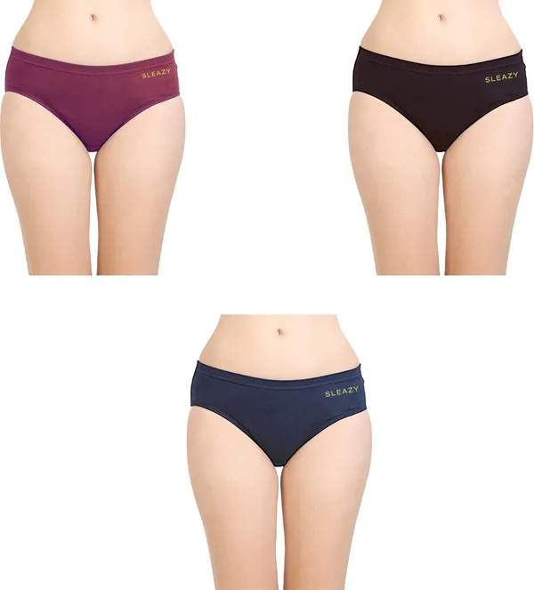 Pack_Of__3_-_Multicolor_Cotton_Blend_Hipster_Panties_For_Women_|_Solid