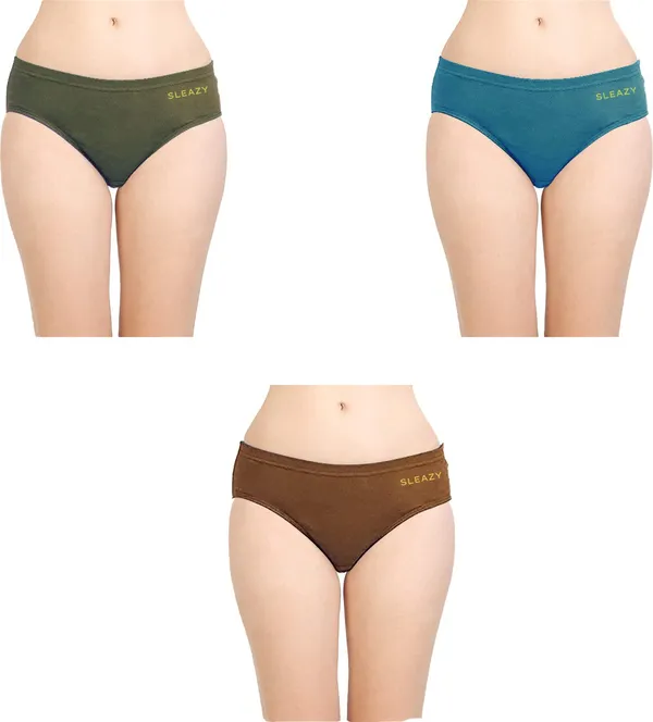 Pack_Of__3_-_Multicolor_Cotton_Blend_Hipster_Panties_For_Women_|_Solid