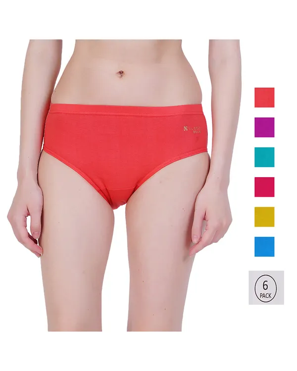 Pack_Of__6_-_Multicolor_Pure_Cotton_Hipster_Panties_For_Women_|_Solid