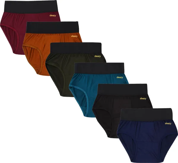 Pack_Of__6_-_Multicolor_Pure_Cotton_Hipster_Panties_For_Women_|_Solid