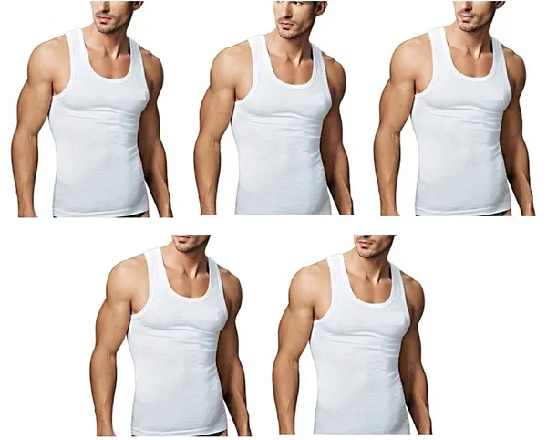 Pack_Of__5_-_White_Pure_Cotton_Vest_For_Men