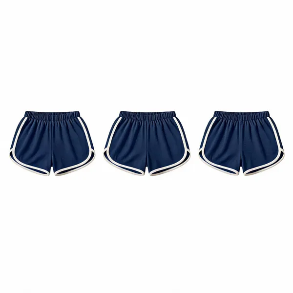 Dark_Blue_Cotton_Blend_Regular_Shorts_For_Girls_-_Pack_Of_3